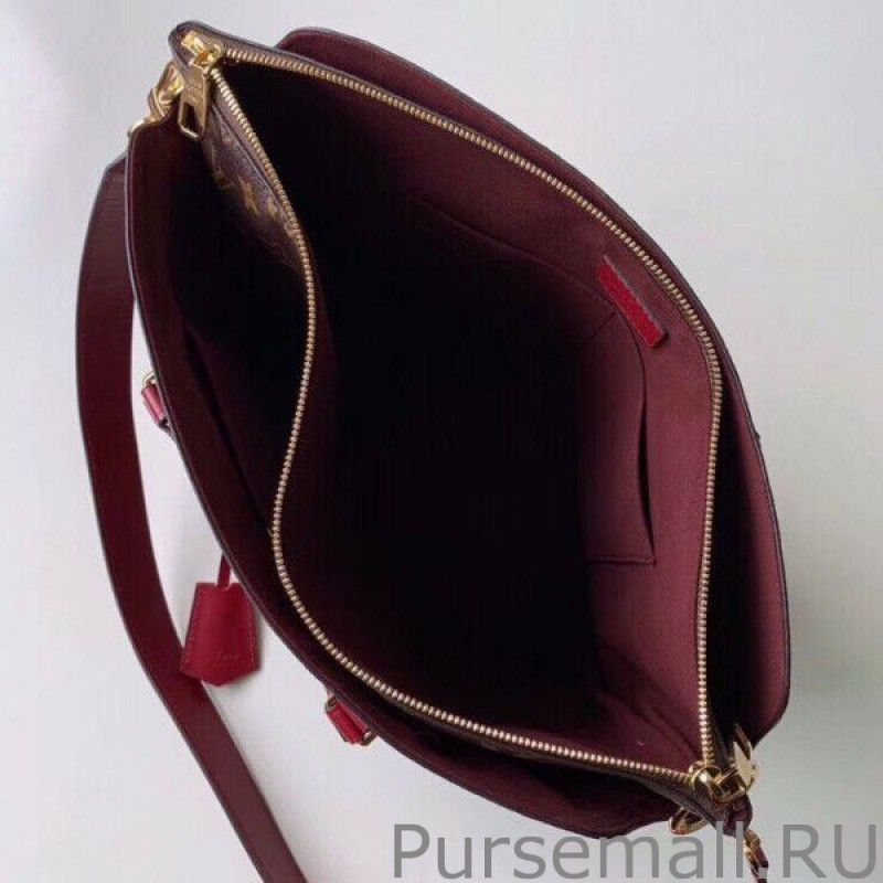 Flower Zipped Tote MM Monogram M44348