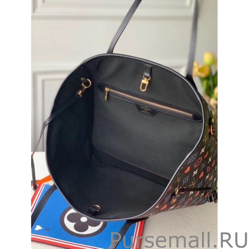 Game On Neverfull MM Black Bag M57483