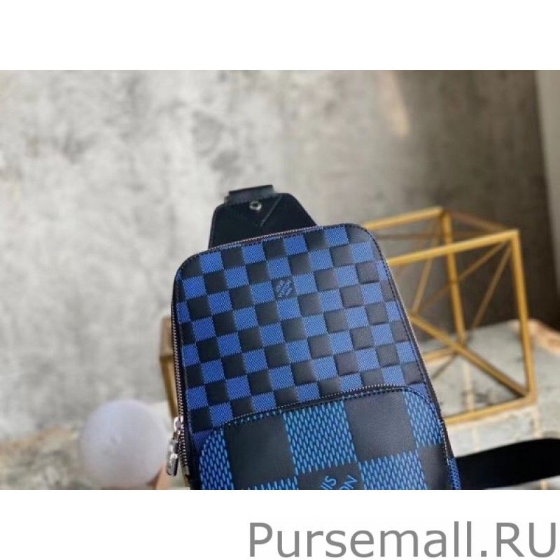 Avenue Sling Bag Damier Infini 3D Leather N50024
