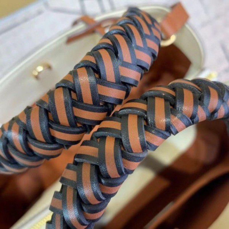 Montaigne MM Bag Braided Monogram Empreinte M53939