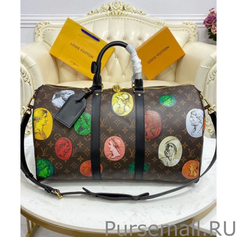 Keepall Bandouliere 45 Bag M59261 Brown