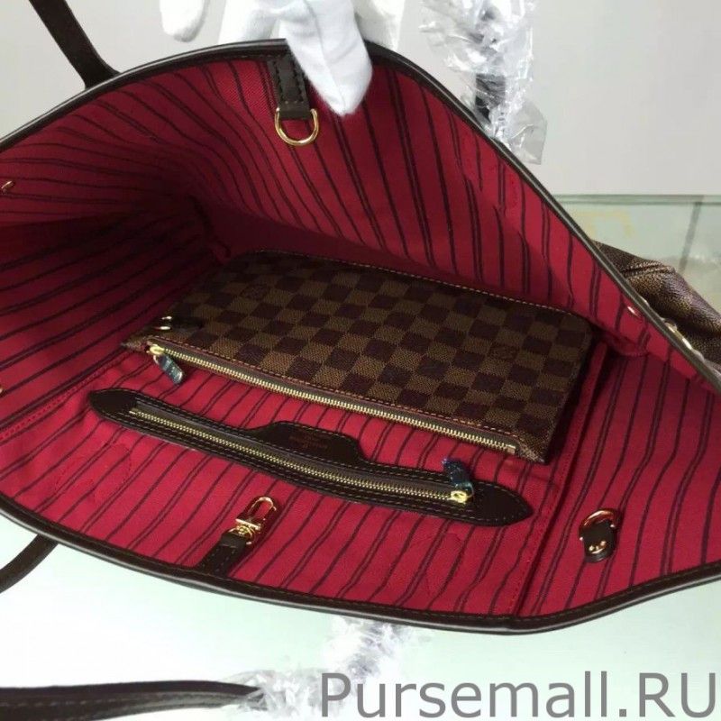 Neverfull MM Damier Ebene Canvas N41358