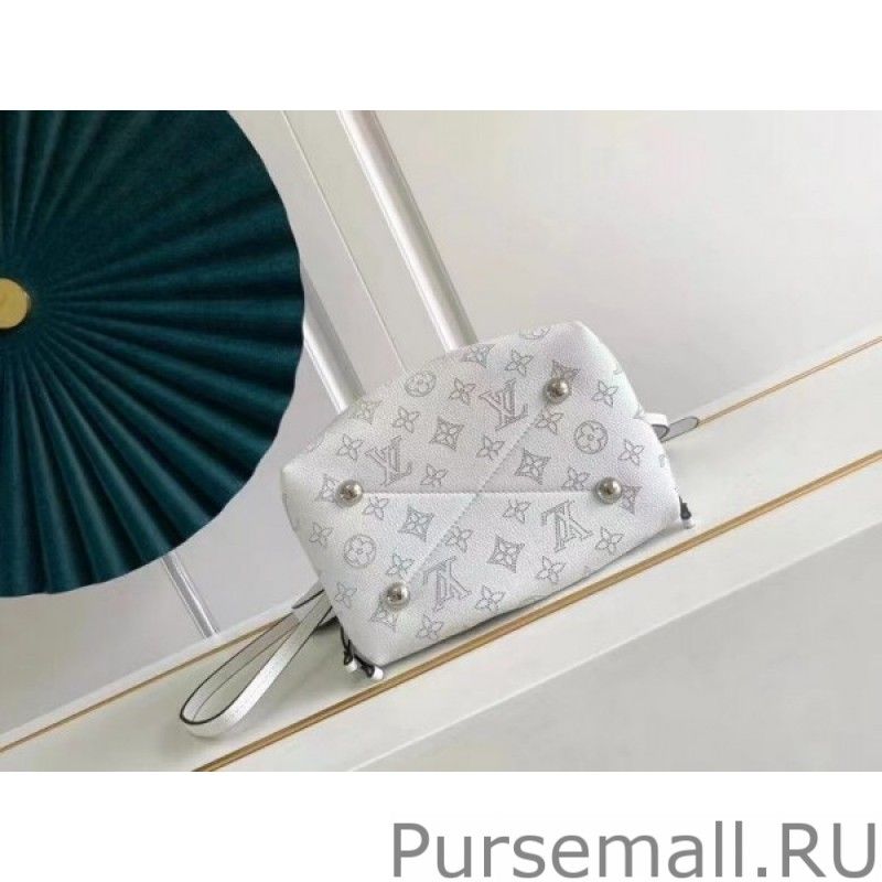 Bella Bag In White Mahina Leather M58480