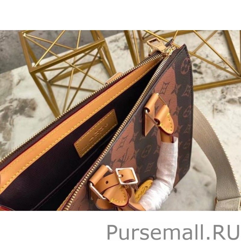 Sac Plat Cross Bag In Monogram Stripes M45969