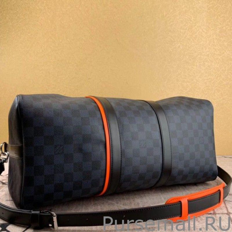 Keepall Bandouliere 45 Damier Cobalt Race N40166