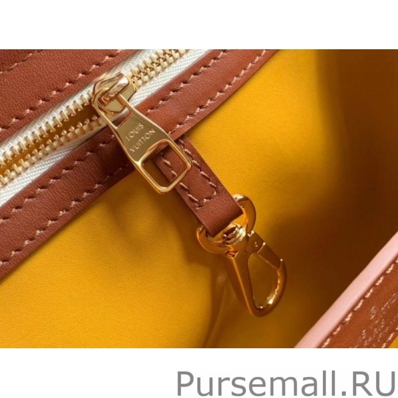 Capucines BB Bag In Striped Canvas M57651