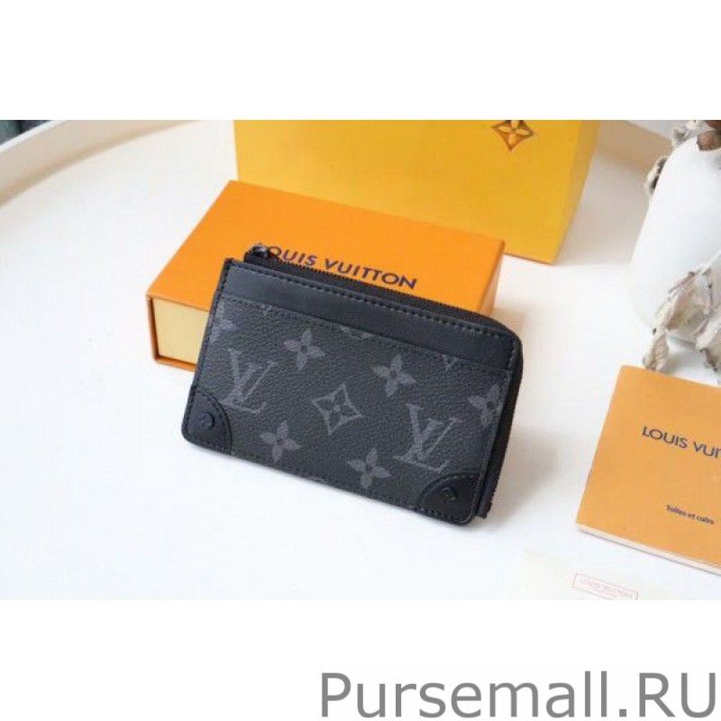 Multi Card Holder Trunk Monogram Eclipse M80556