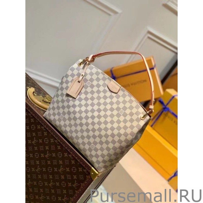Graceful PM Bag Damier Azur N42249