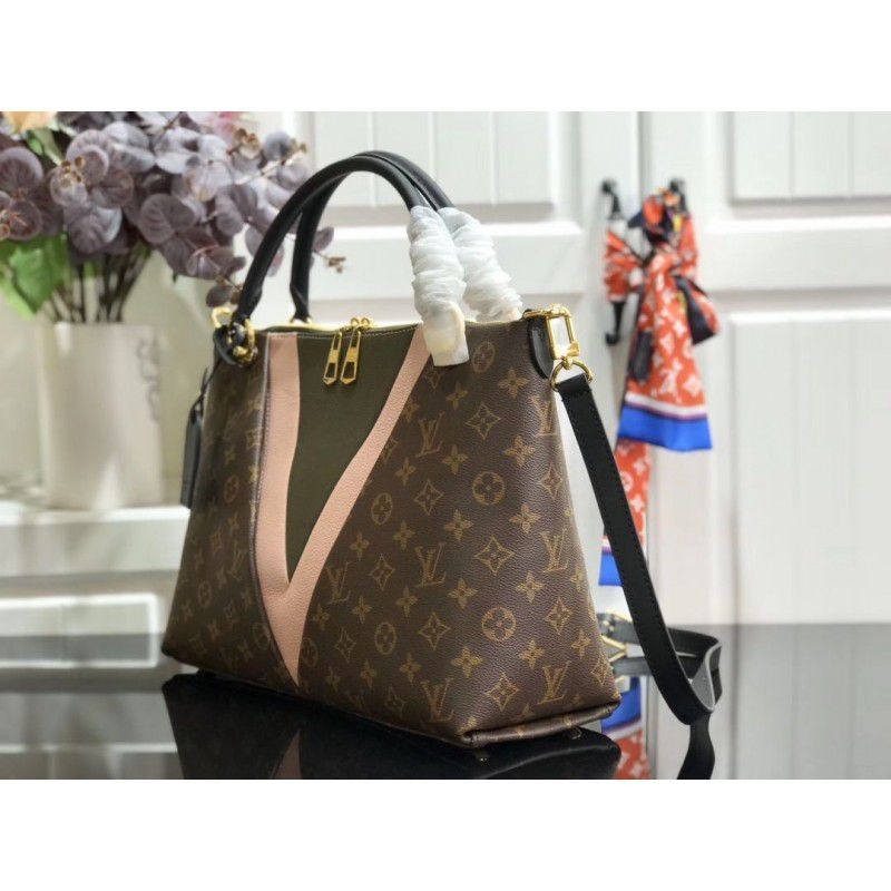 V Tote MM Handbag M44798