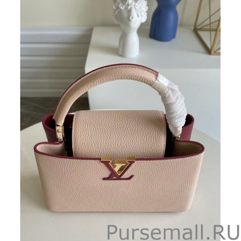 Capucines MM Bag In Bicolor Leather M58610