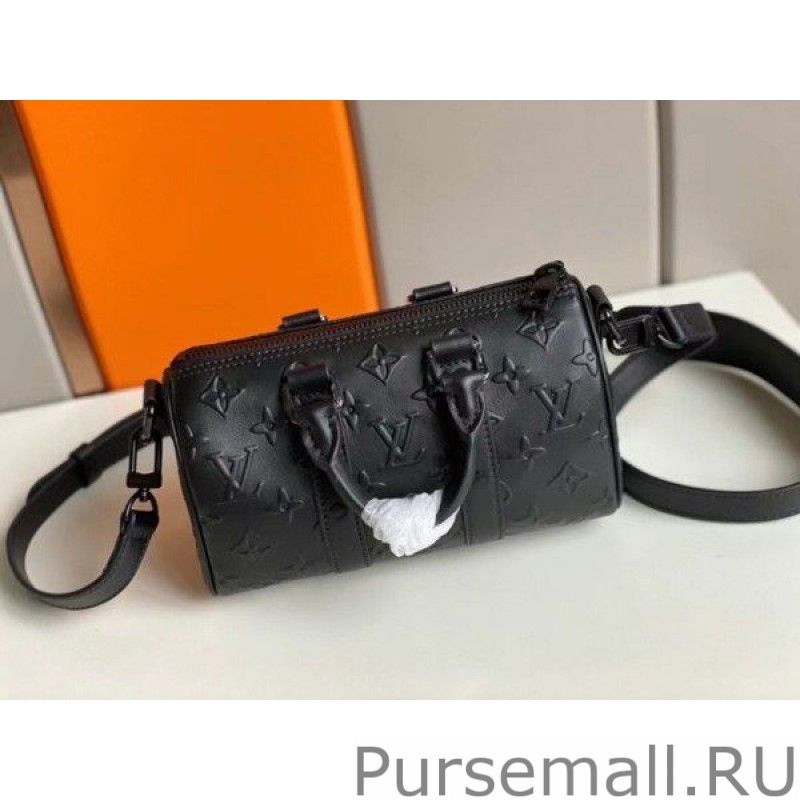 Keepall XS Bag Monogram Seal Leather M57960