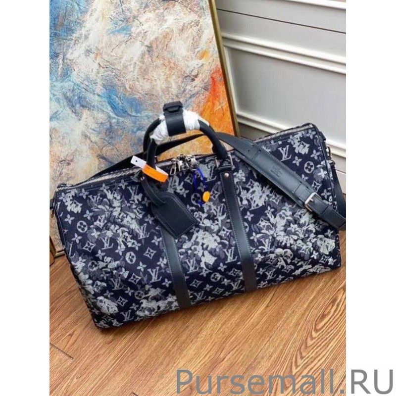 Keepall Bandouliere 50 Monogram Tapestry M57285