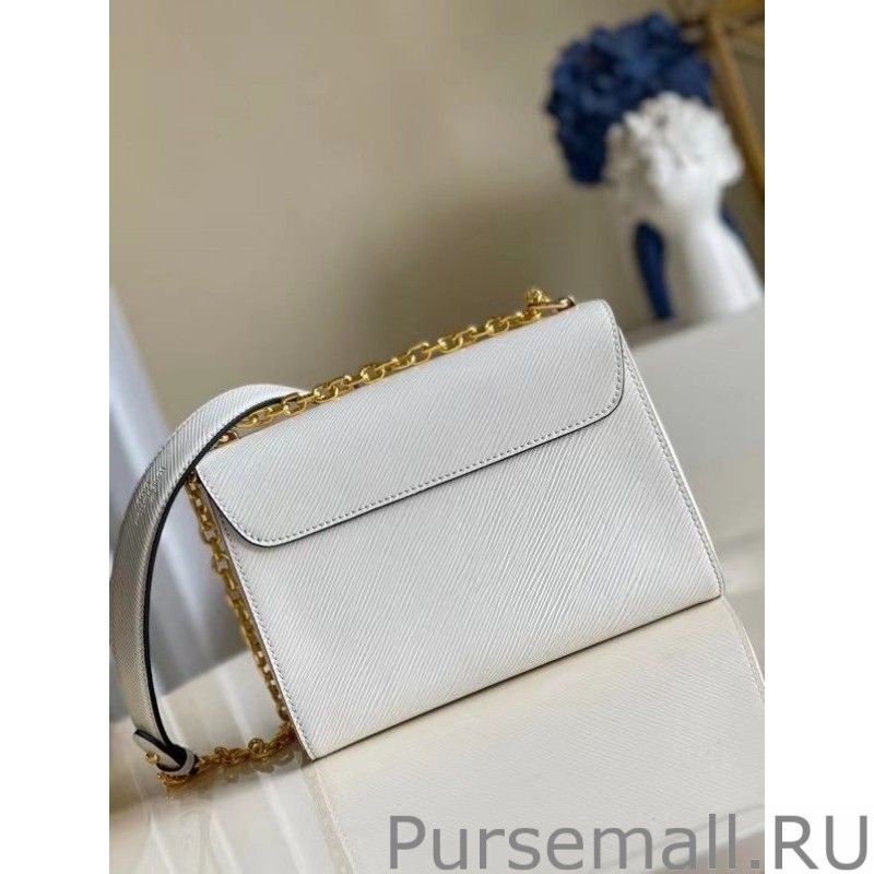 Twist MM Bag In White Epi Leather M55513