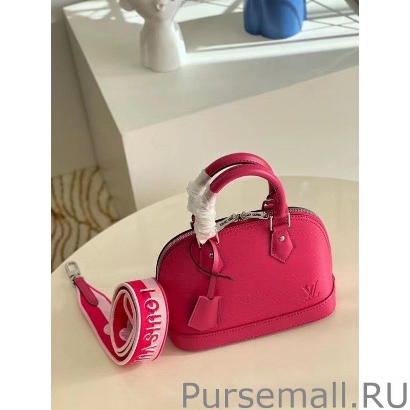 Epi Alma BB Bag With Jacquard Strap M59346