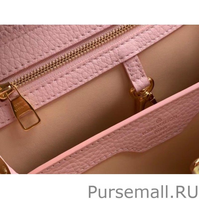 Capucines BB Bag In Pink Leather M59061