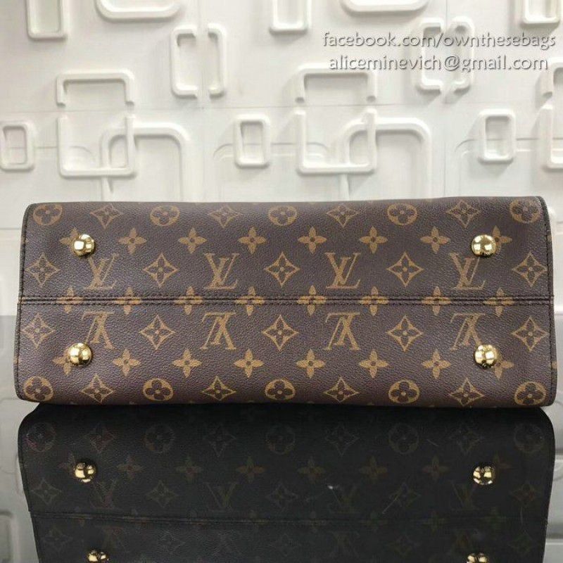 Monogram Canvas Tuileries Marine Bordeaux M43439