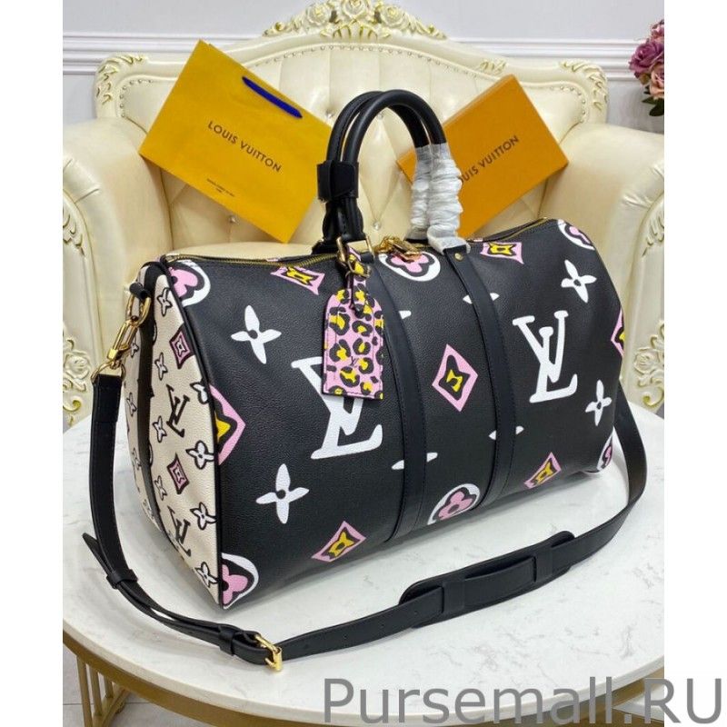 Keepall Bandouliere 45 Bag M58656 Black