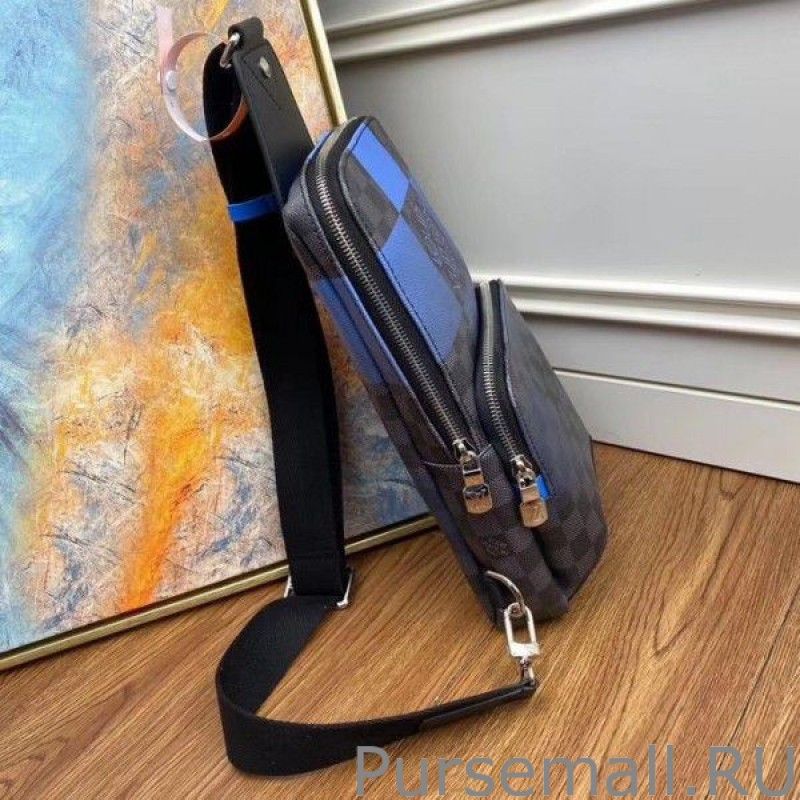 Avenue Sling Bag Damier Graphite Giant N40404