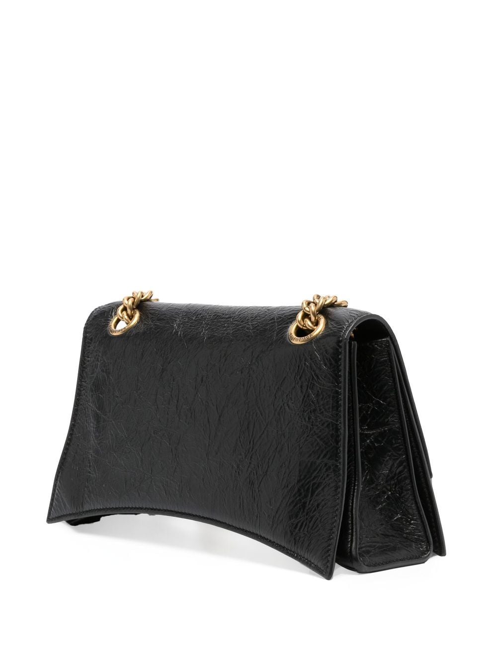 Ba*len*cia*ga crush small leather shoulder bag