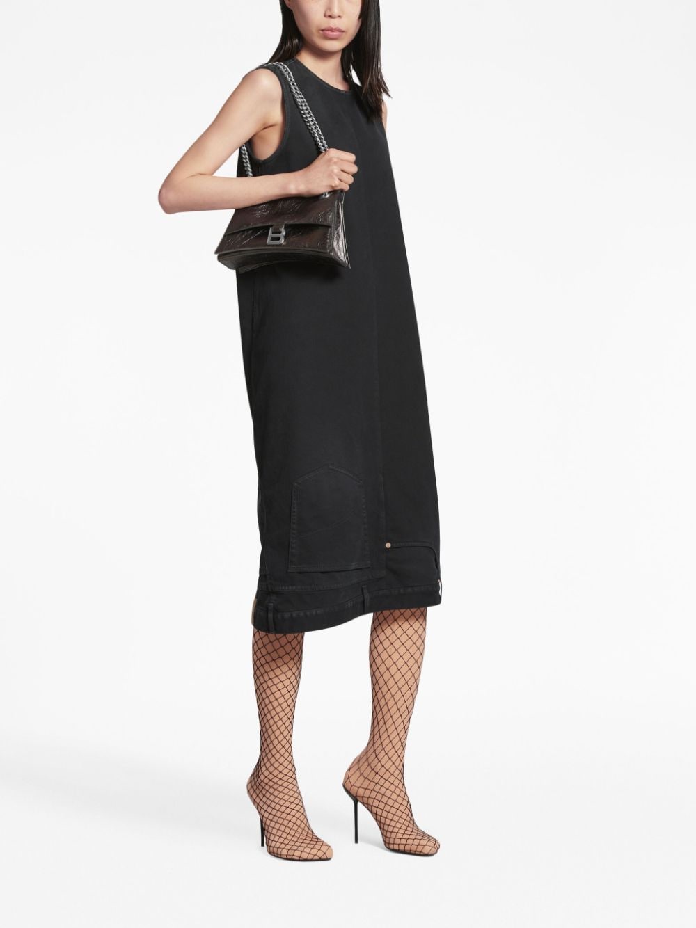 Ba*len*cia*ga small crush chain-strap shoulder bag