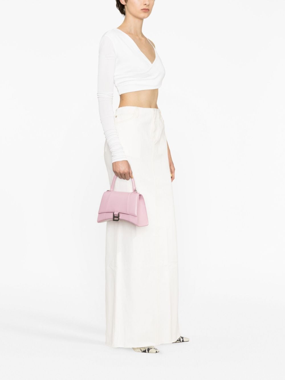 Ba*len*cia*ga small hourglass top-handle bag