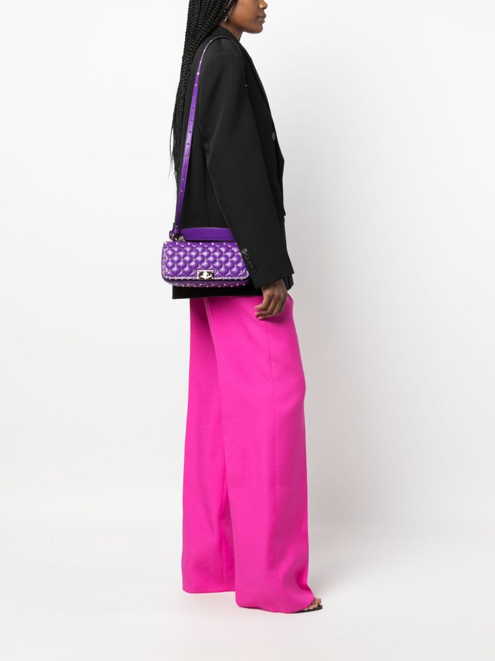 Valentino Garavani Rockstud Spike quilted shoulder bag
