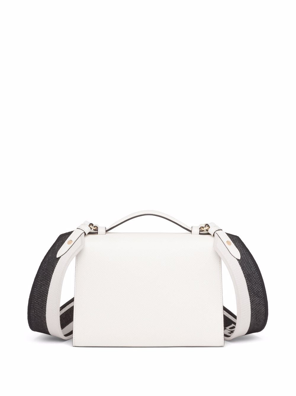 Pra*a lettering-logo tote bag