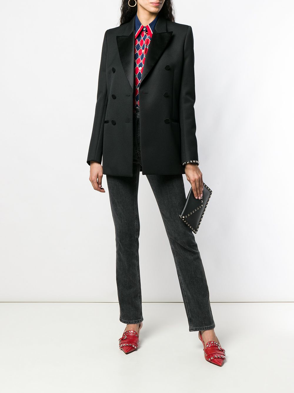 Valentino Garavani Rockstud envelope clutch