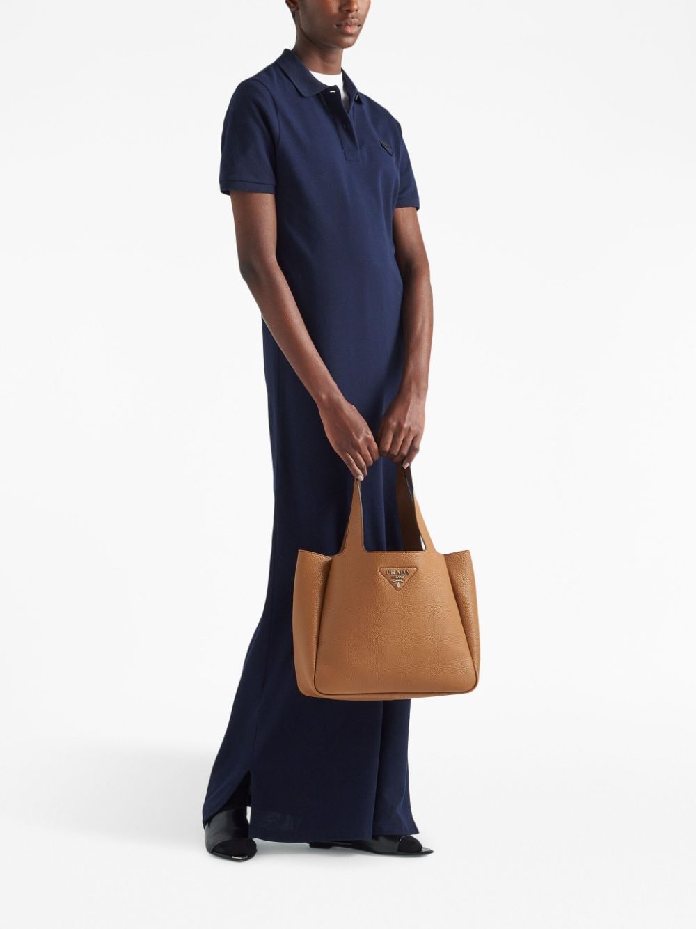 Pra*a leather tote bag