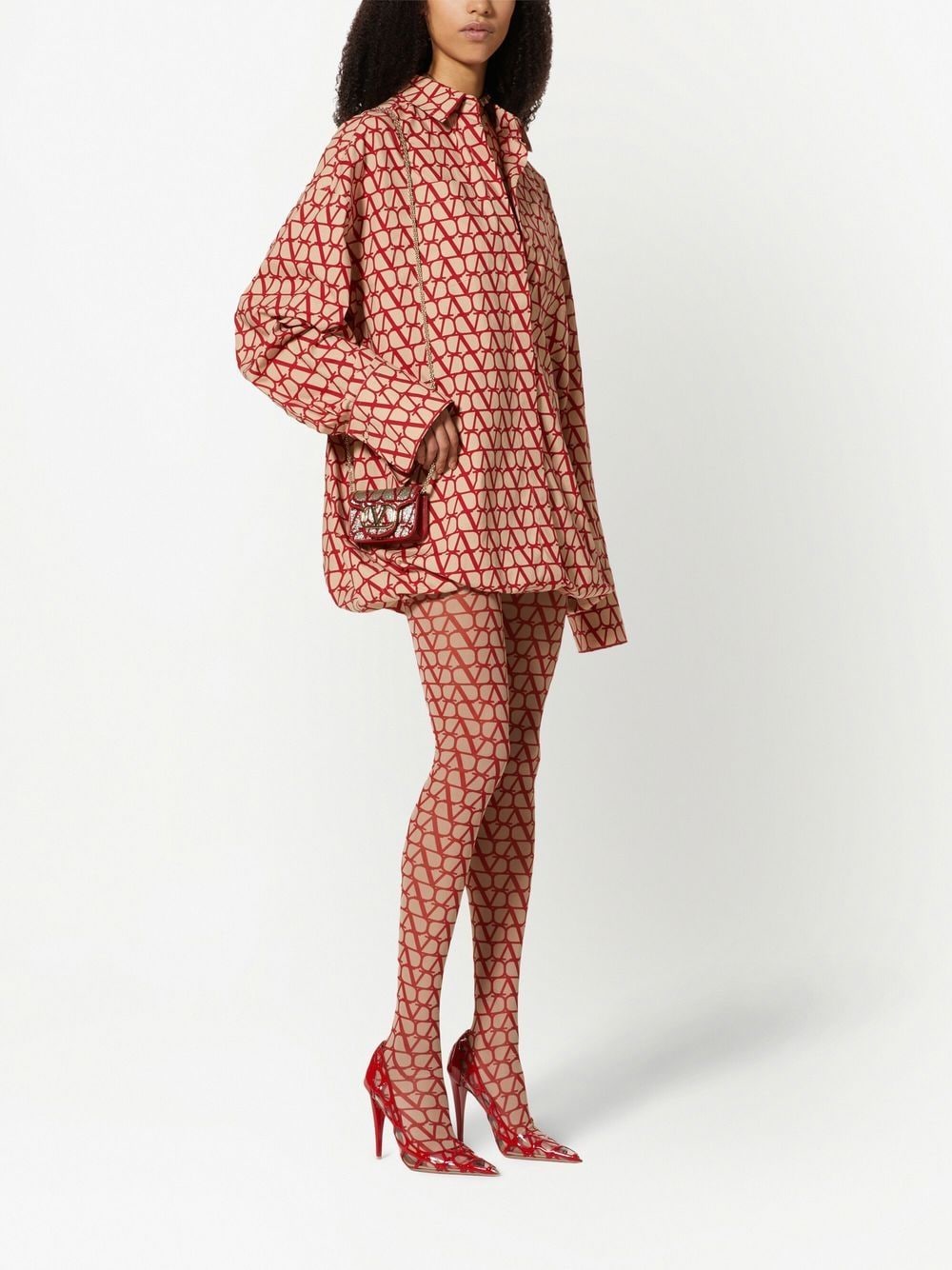 Valentino Garavani VLogo Signature bead-embellished mini bag