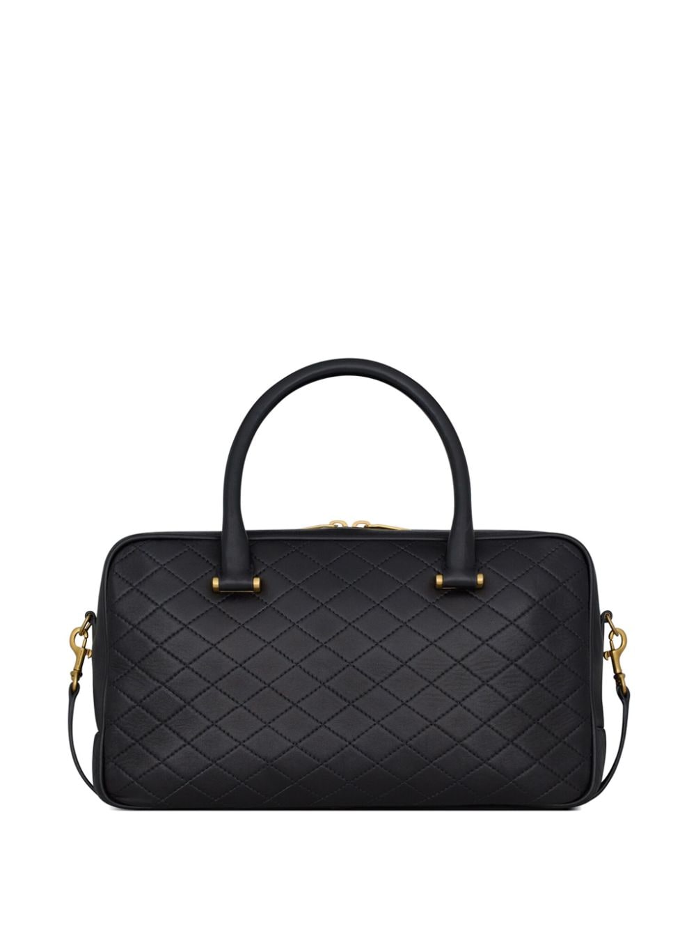 Saint Laurent Lyia quilted leather duffle bag