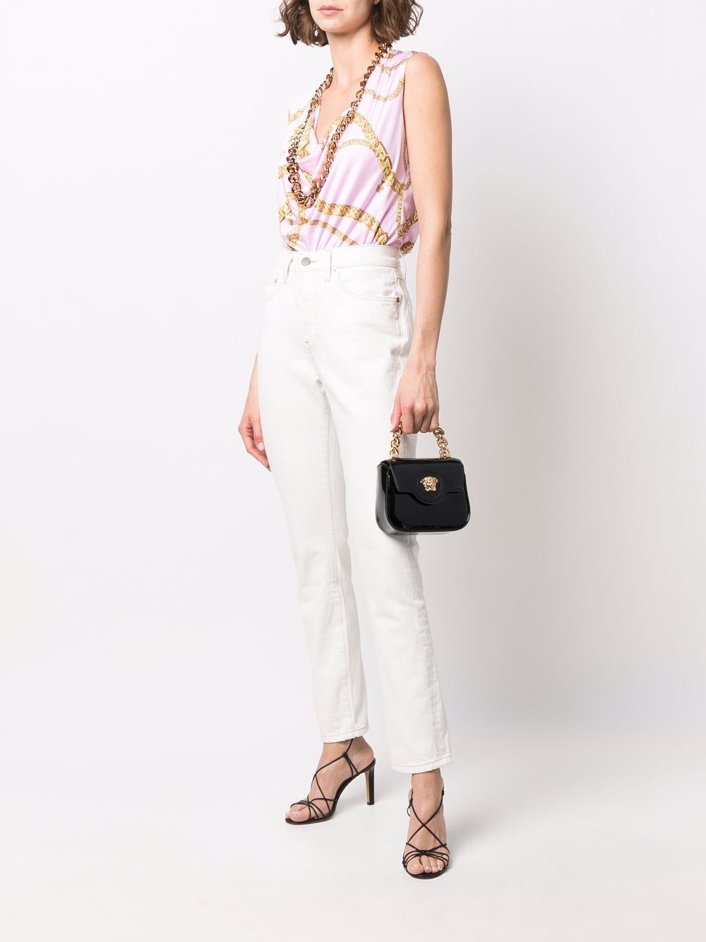 Versace La Medusa leather mini bag