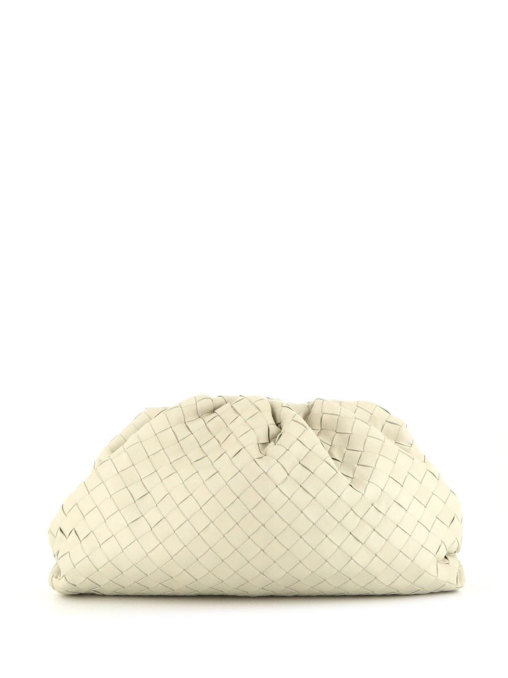 Bo*te*ga ve*ne*ta   intrecciato gathered clutch