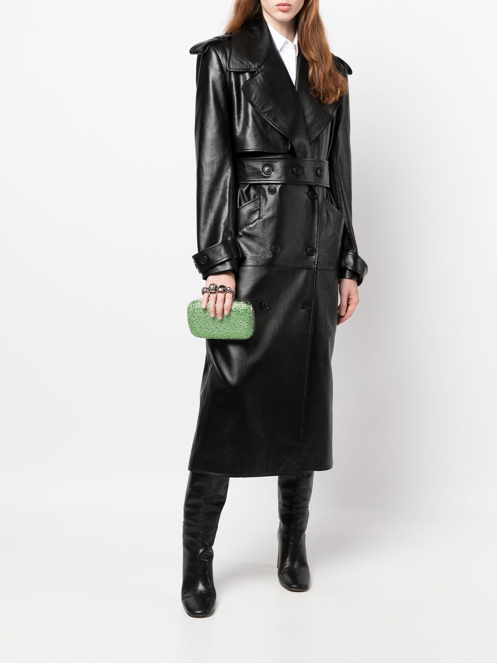 Alexander McQueen Skull rhinestone-embellished crossbody bag