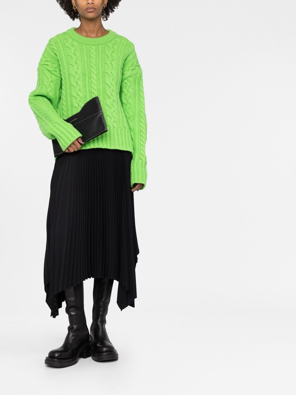 Alexander McQueen leather clutch bag