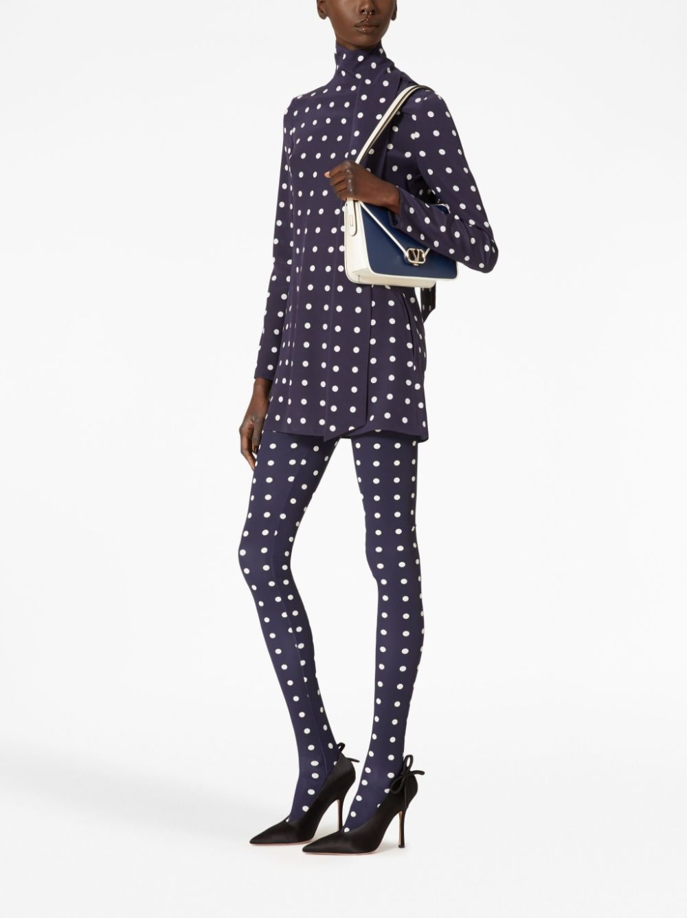 Valentino Garavani Letter leather shoulder bag