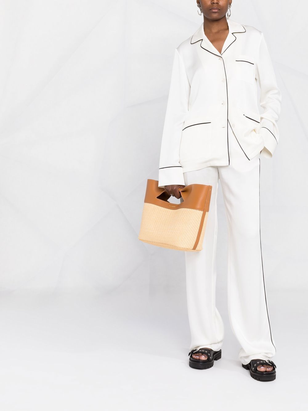 Alexander McQueen logo-print tote bag