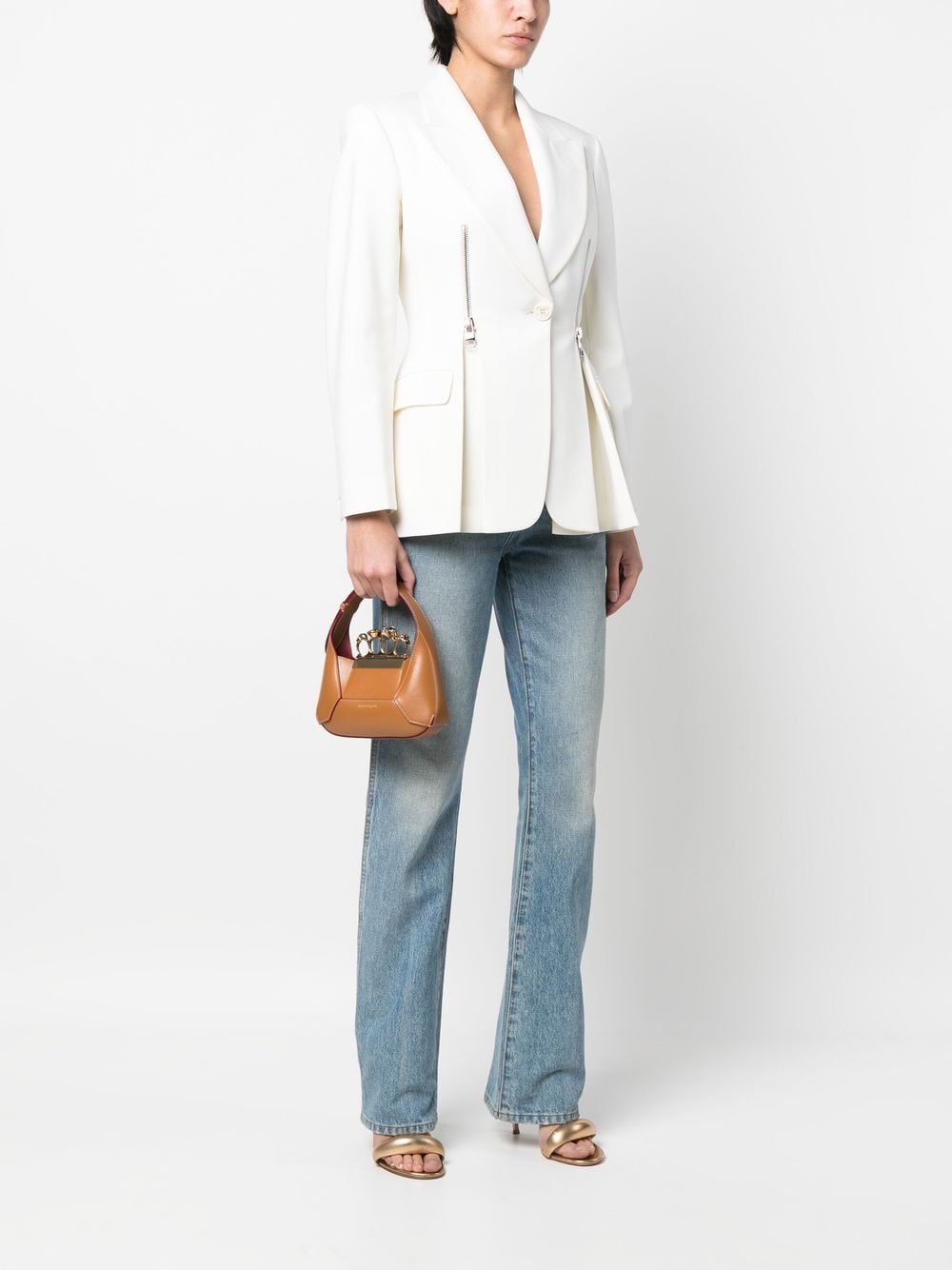 Alexander McQueen The Jewelled leather mini bag