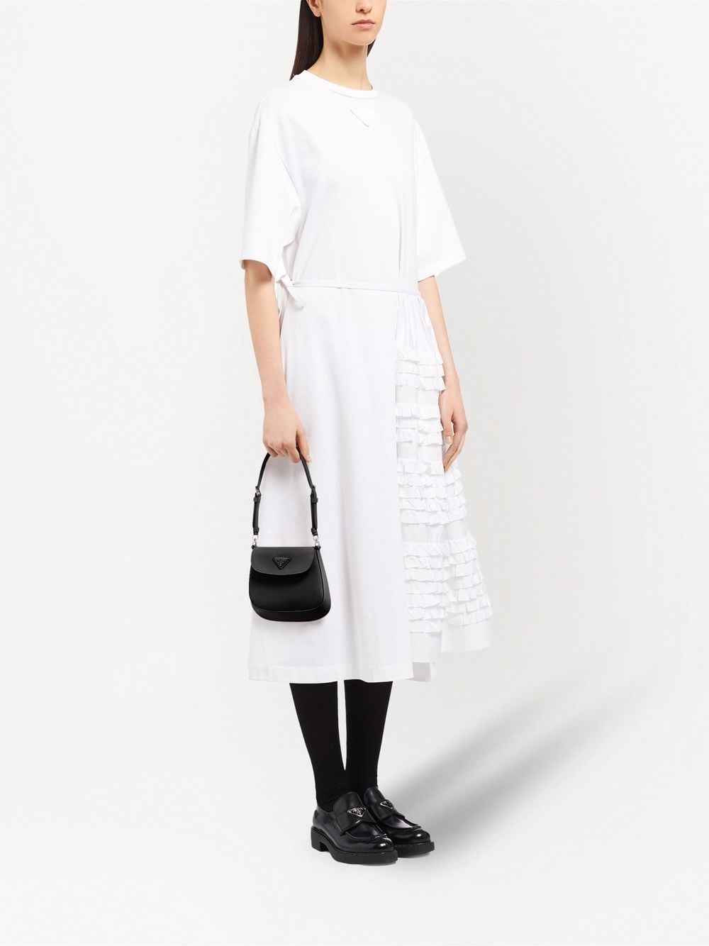 Pra*a cleo logo-plaque crossbody bag