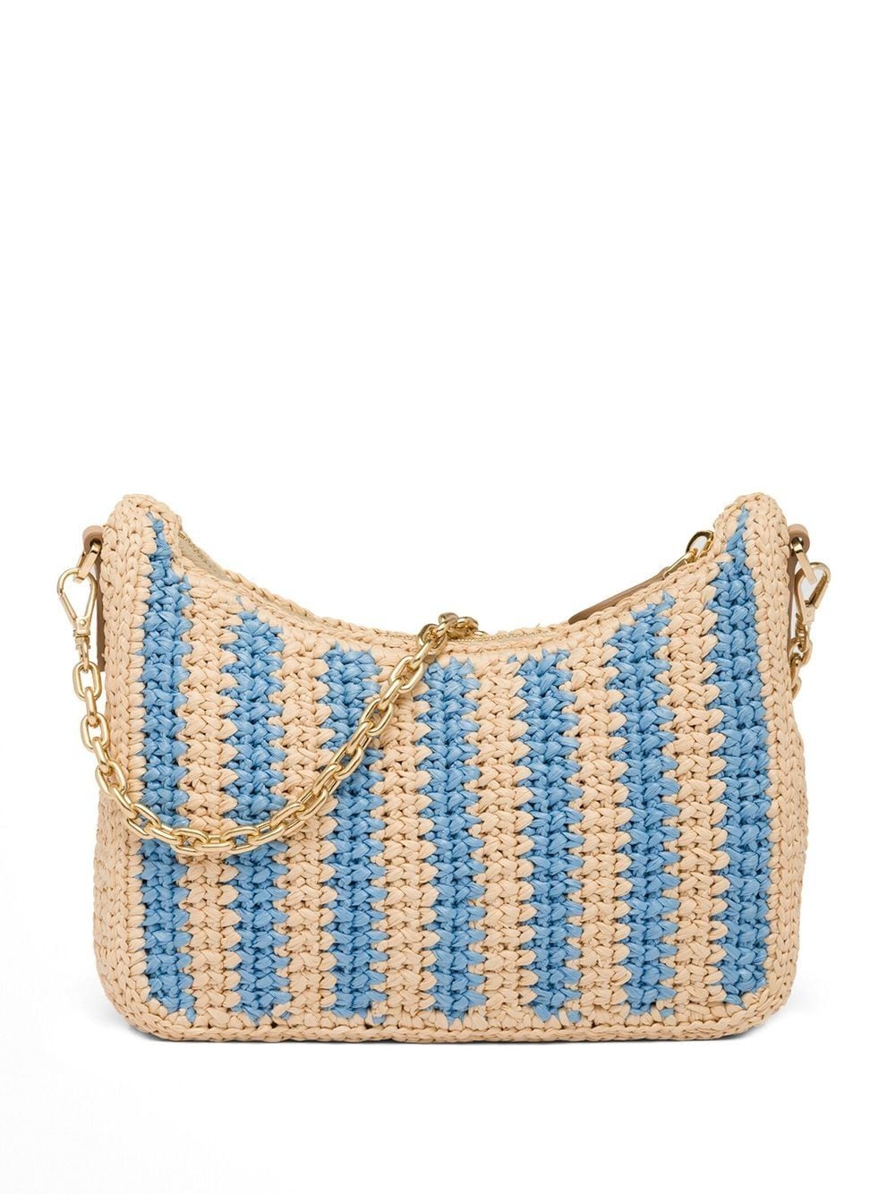 Pra*a re-edition 2005 crochet-knit shoulder bag