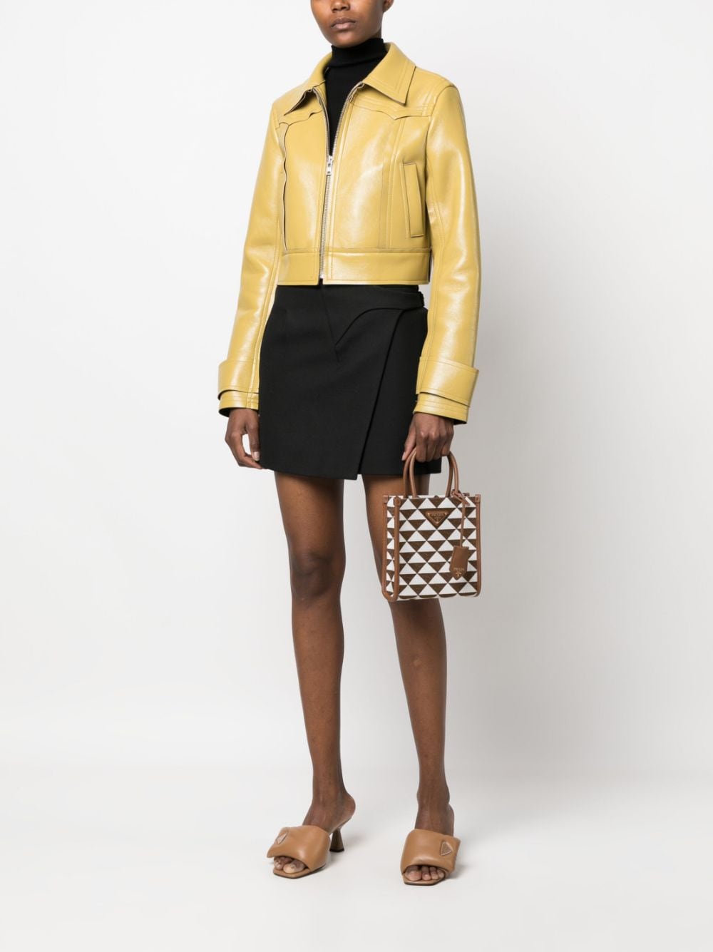 Pra*a symbole logo plaque tote bag