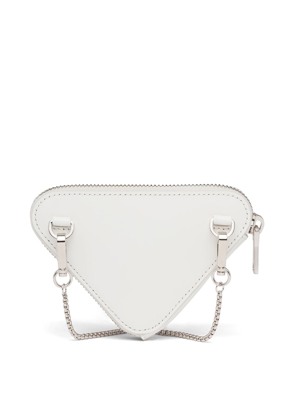 Pra*a brushed-leather minipouch