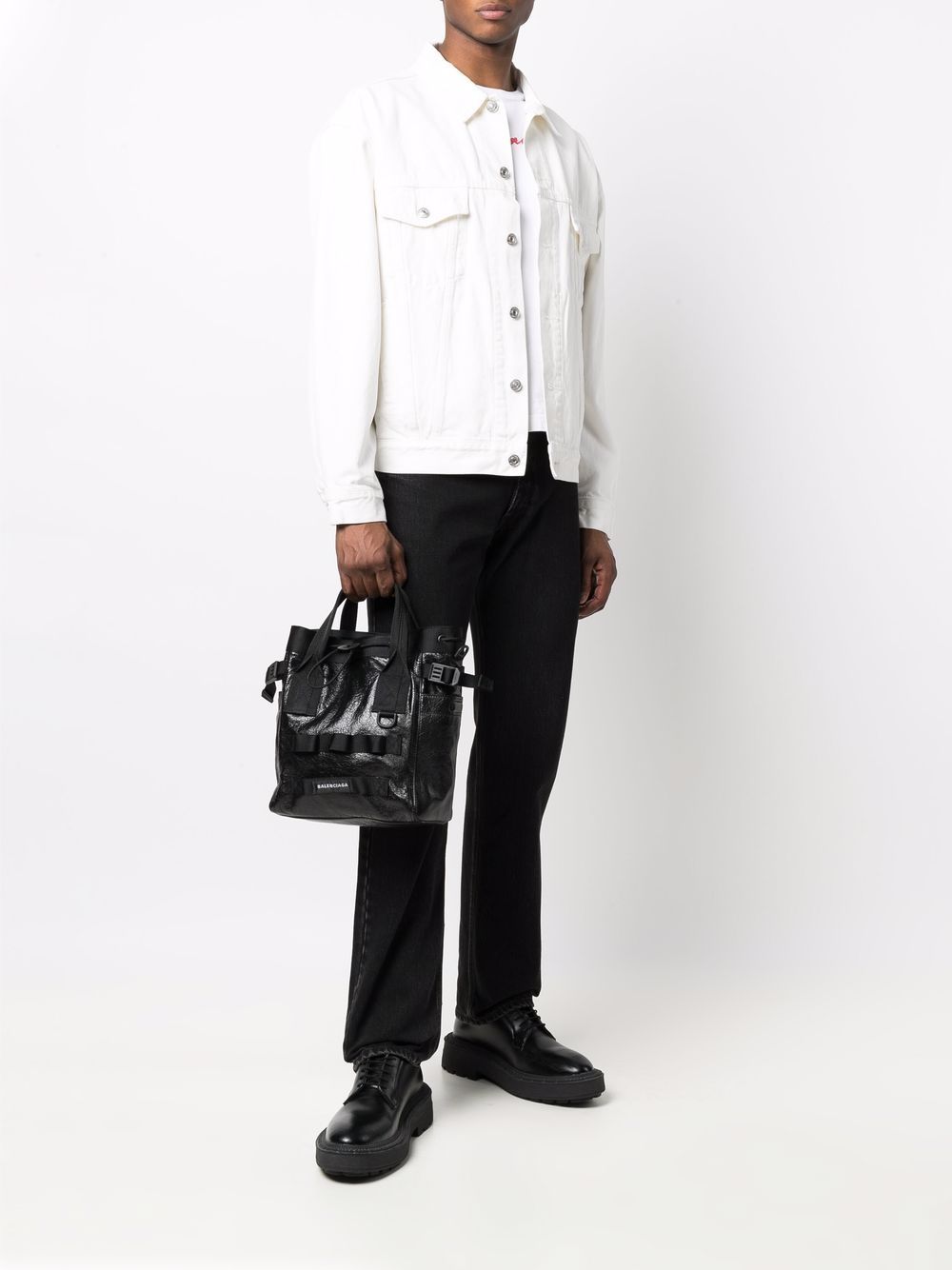 Ba*len*cia*ga army top handle small tote bag