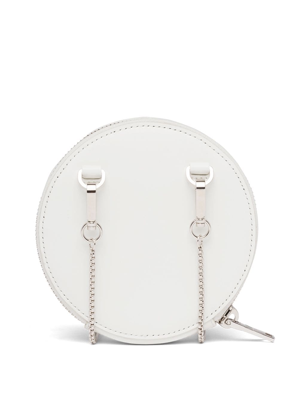 Pra*a mini leather pouch bag