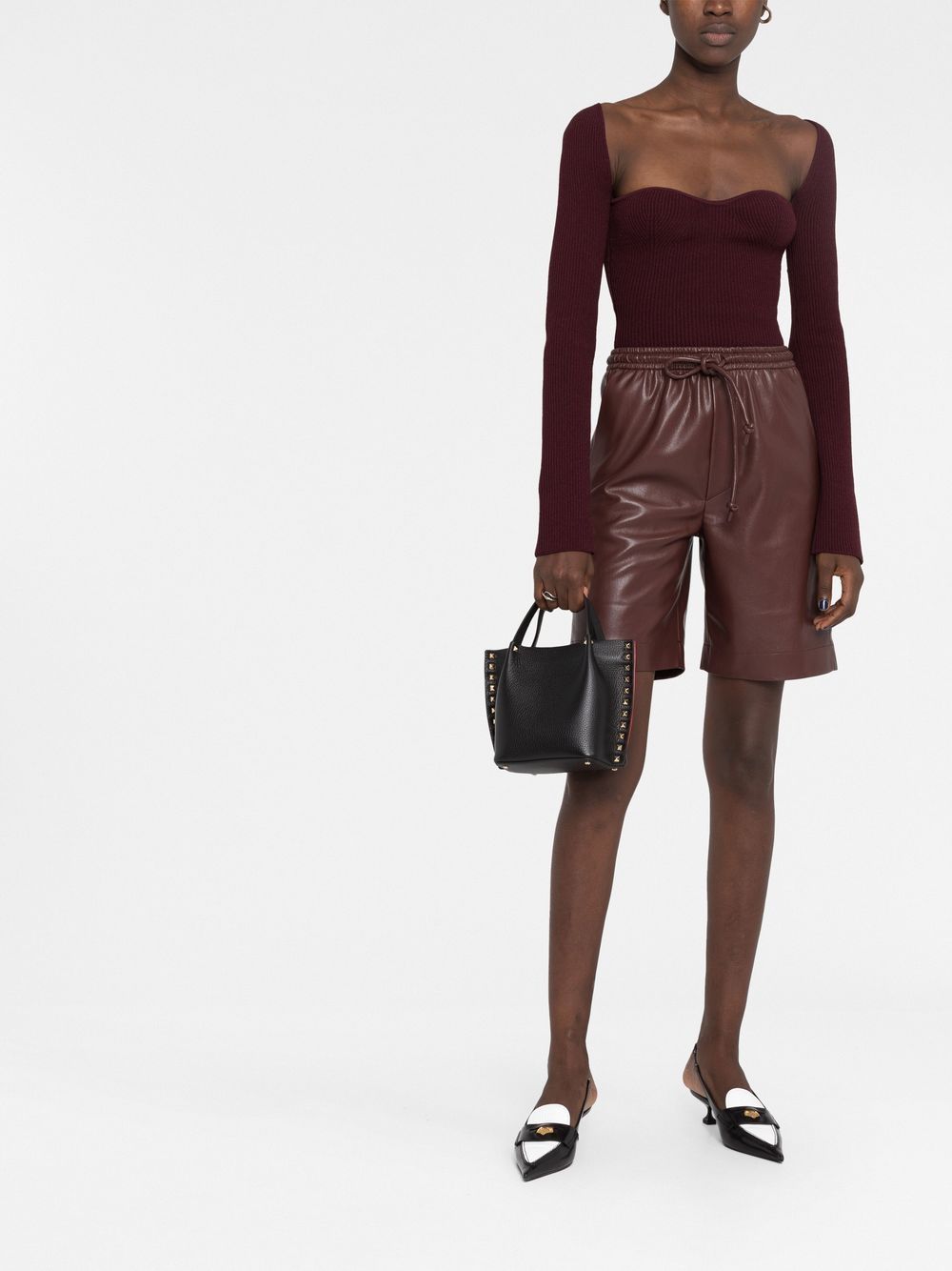 Valentino Garavani Rockstud leather tote bag