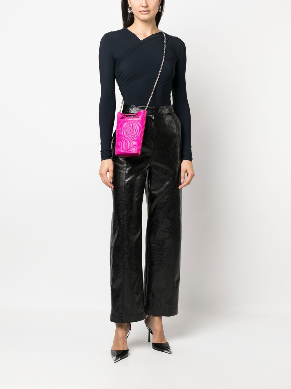 Alexander McQueen leather bucket bag