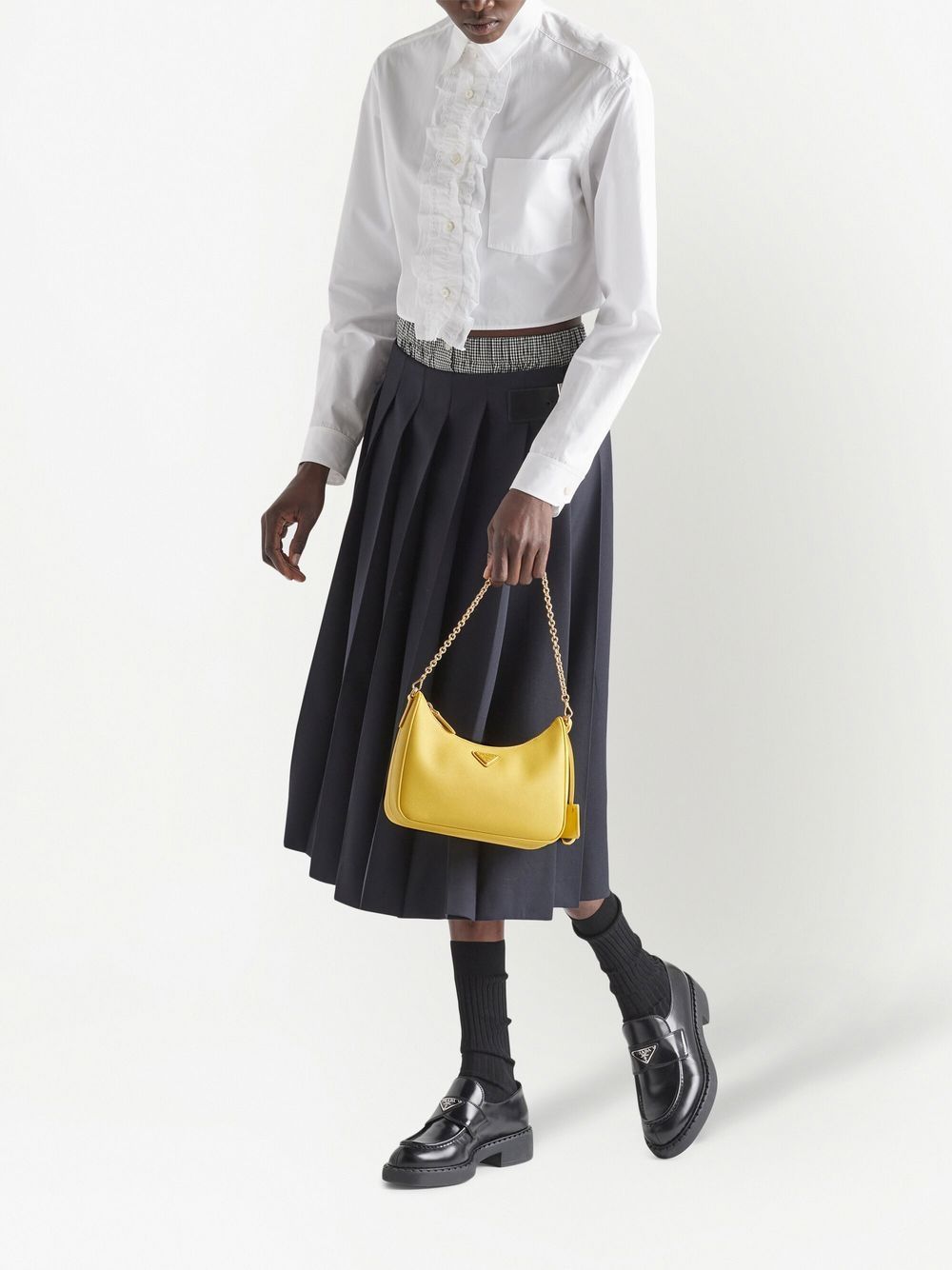 Pra*a re-edition 2005 leather shoulder bag