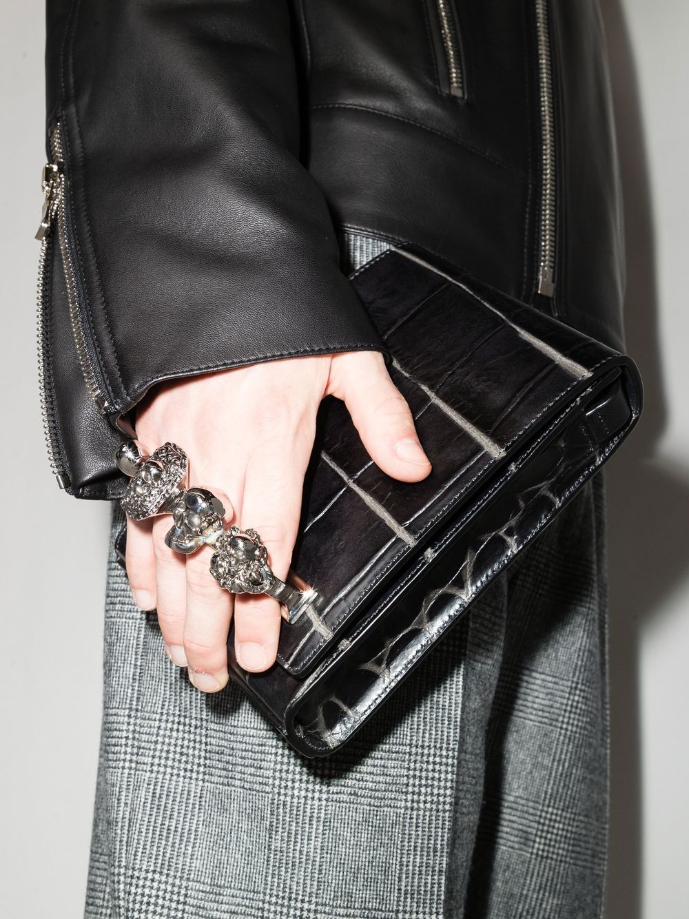 Alexander McQueen small Four Ring crossbody bag