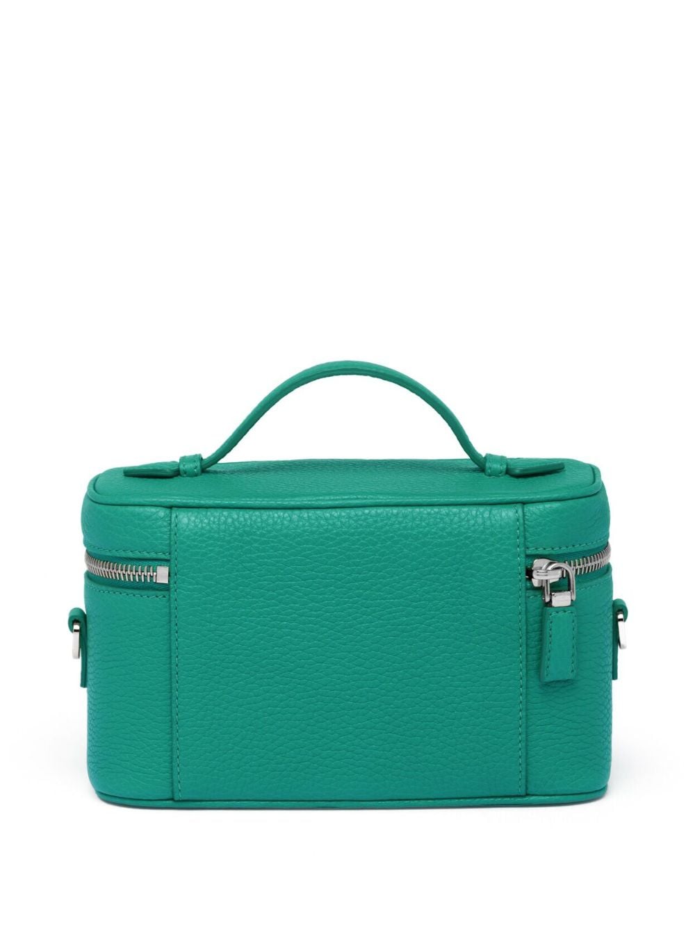 Pra*a logo-lettering leather mini-bag