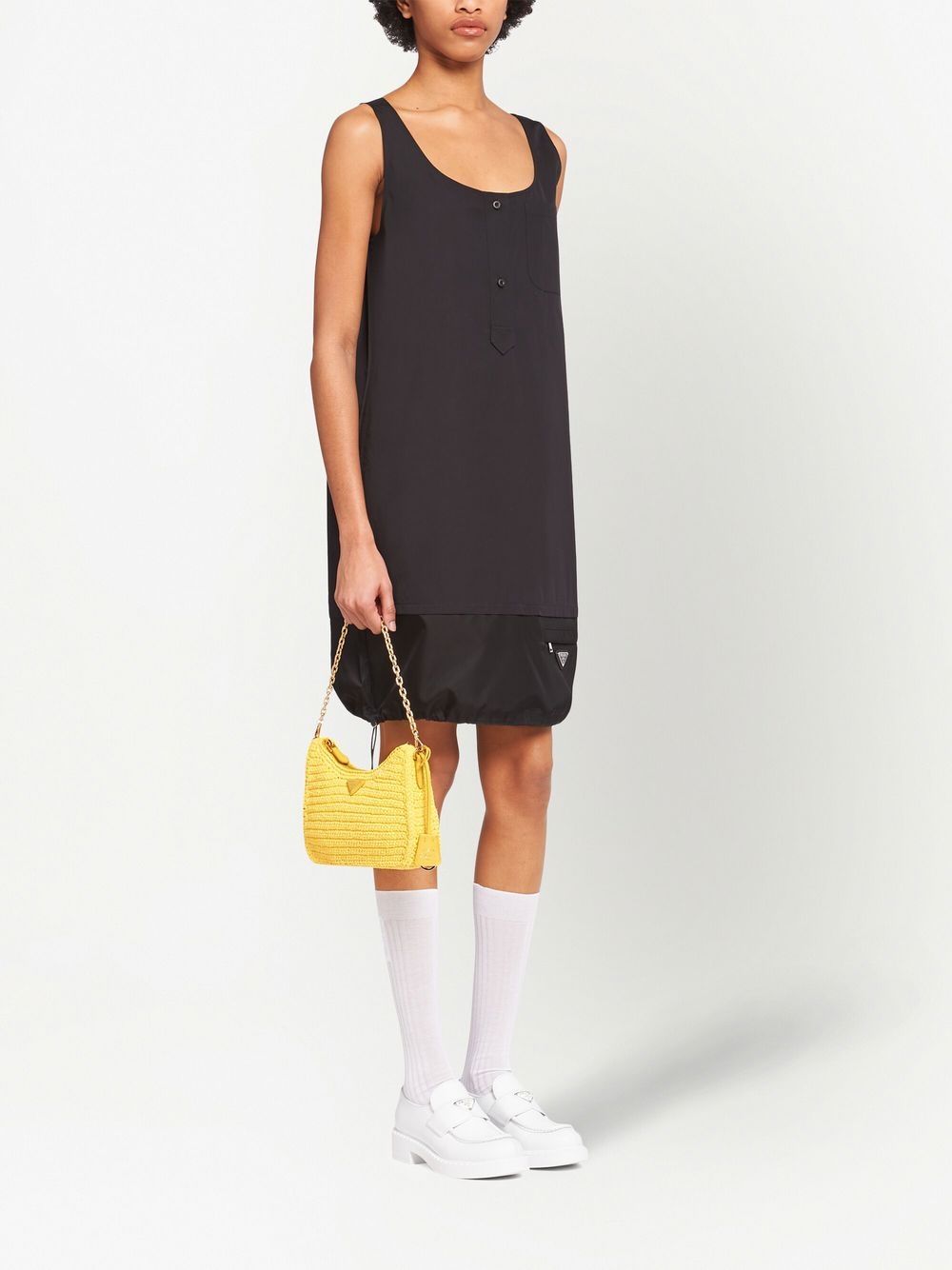 Pra*a re-edition 2005 crochet-knit shoulder bag